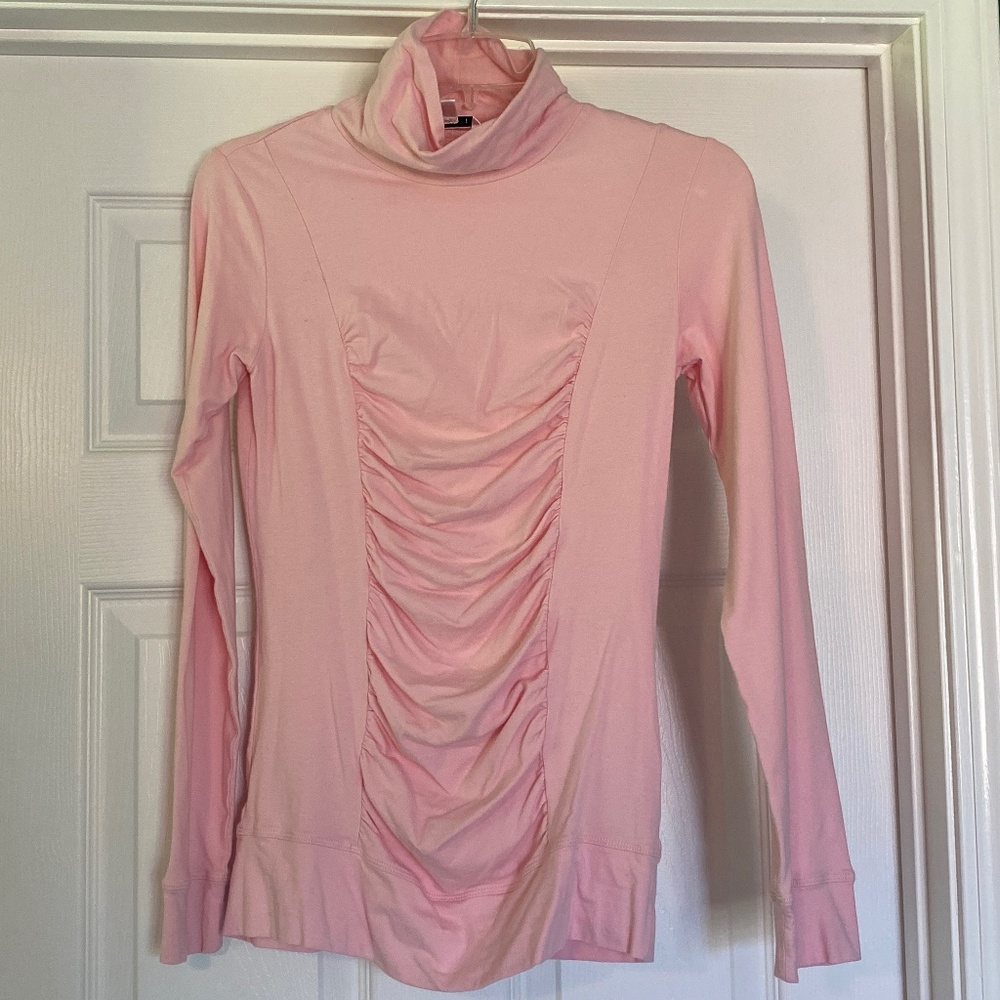Long sleeve pink turtleneck